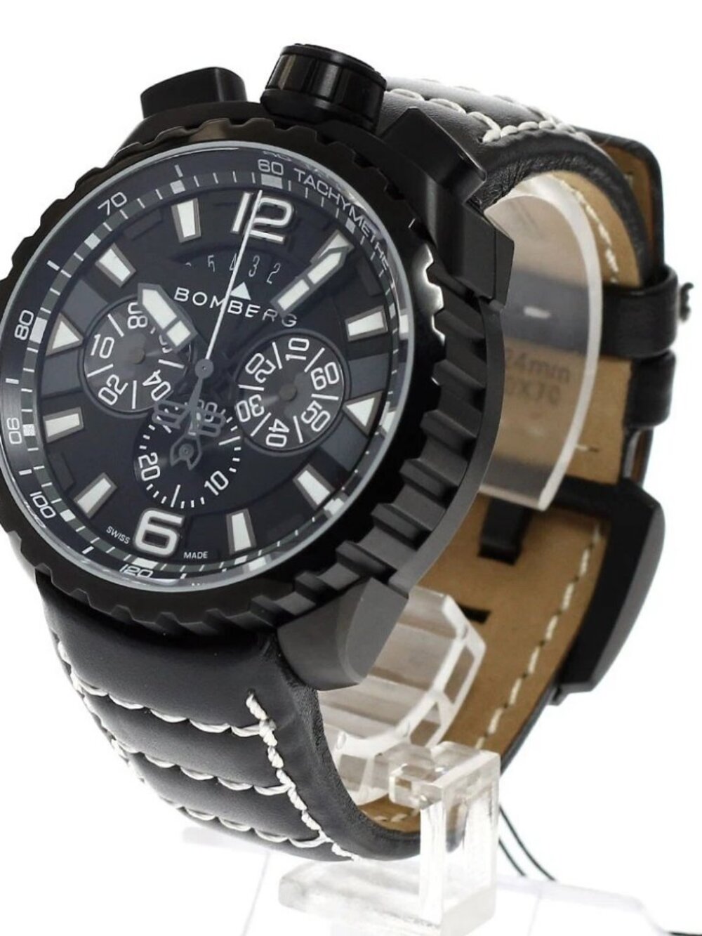 BOMBERG BOLT-68 BS45CHPBA.050-6.3 Chronograph Date Quartz Men's Watch_881539